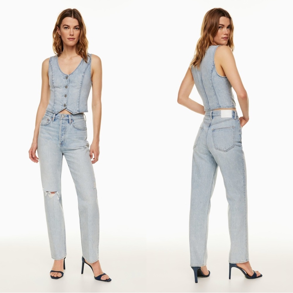 Denim Forum The '90s Joni Hi-rise Loose Jean Size 26